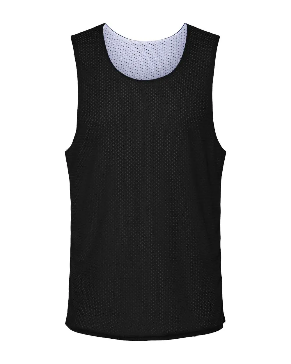 C2 Sport Men's Reversible Mesh Tank in Black/ White