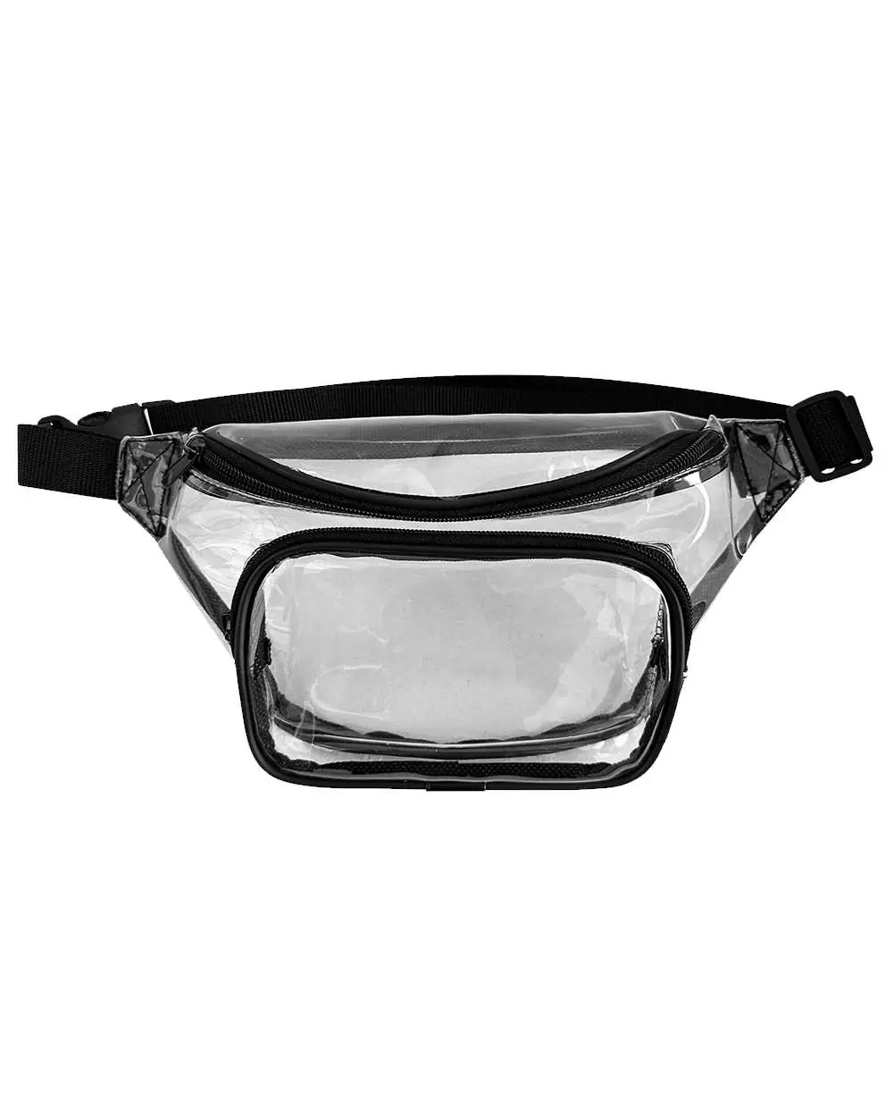 Liberty Bags Clear Fanny Pack in Black