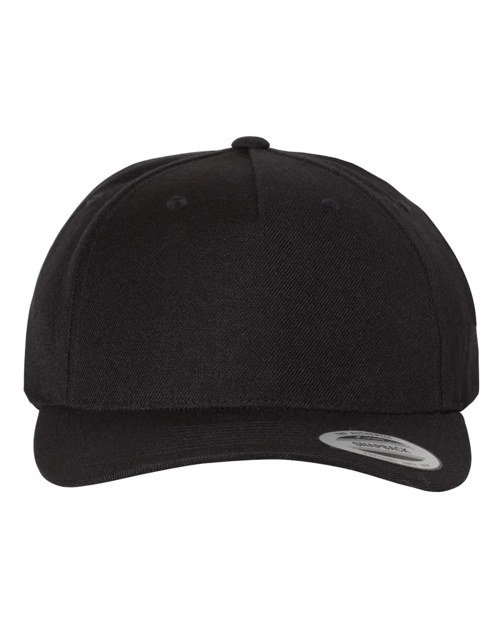 YP Classics Premium Five-Panel Curved Bill Snapback Cap