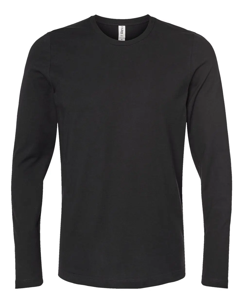 Tultex Unisex Premium Cotton Long Sleeve T-Shirt in Black