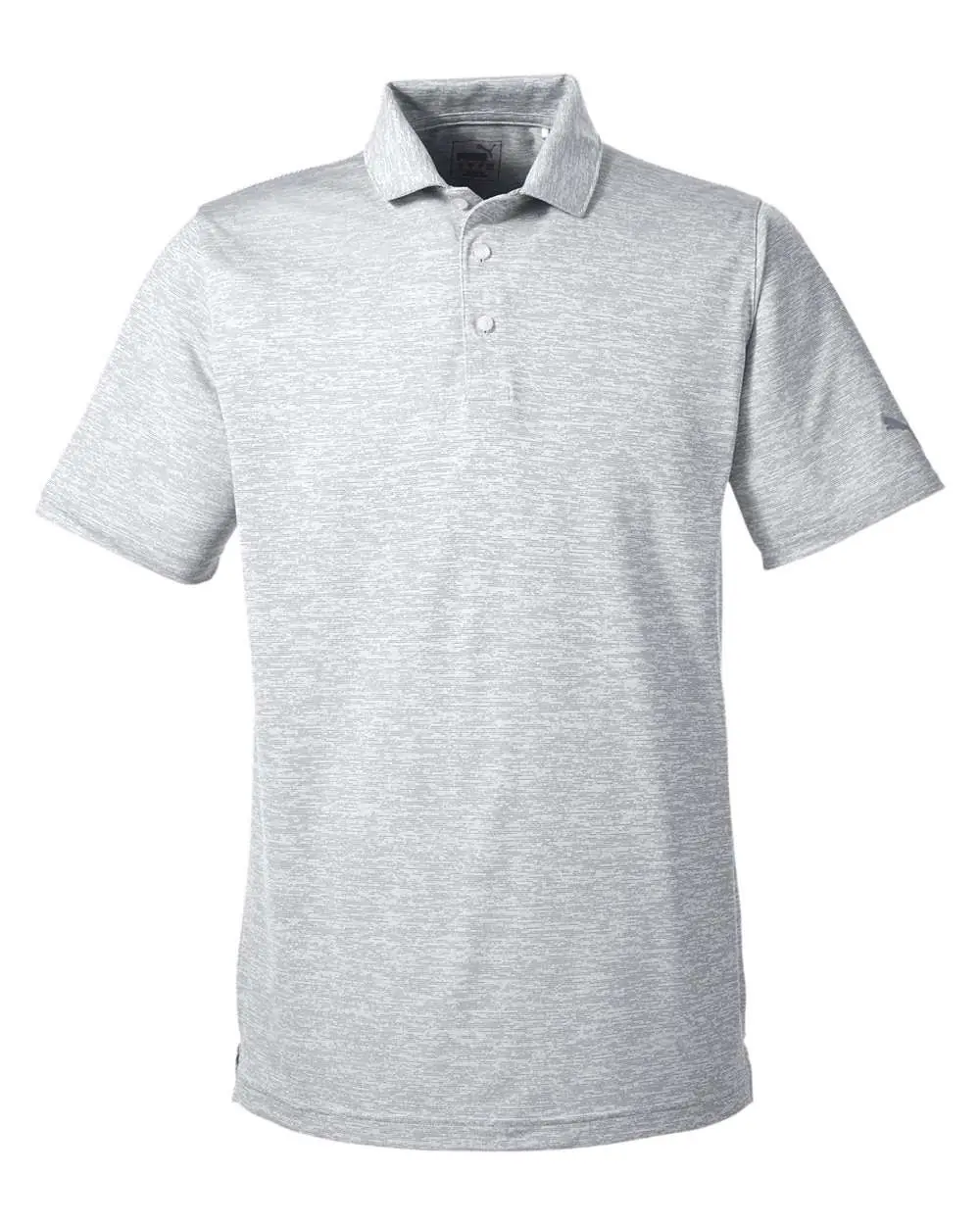 Puma Golf Men's Icon Heather Polo in Bright White