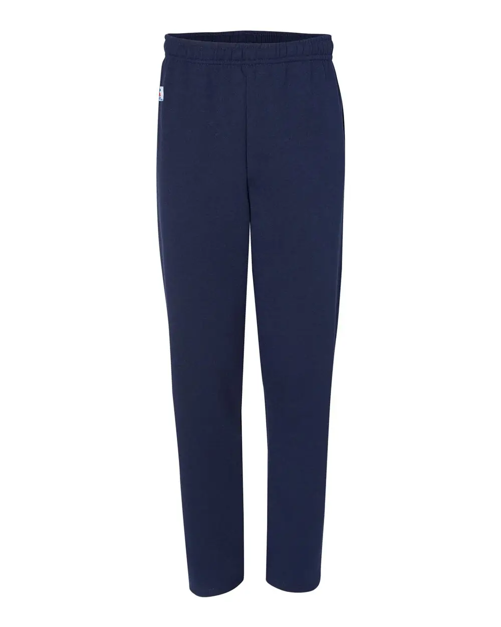 Russell Athletic Unisex Dri Power® Open-Bottom Pocket Sweatpants in Navy