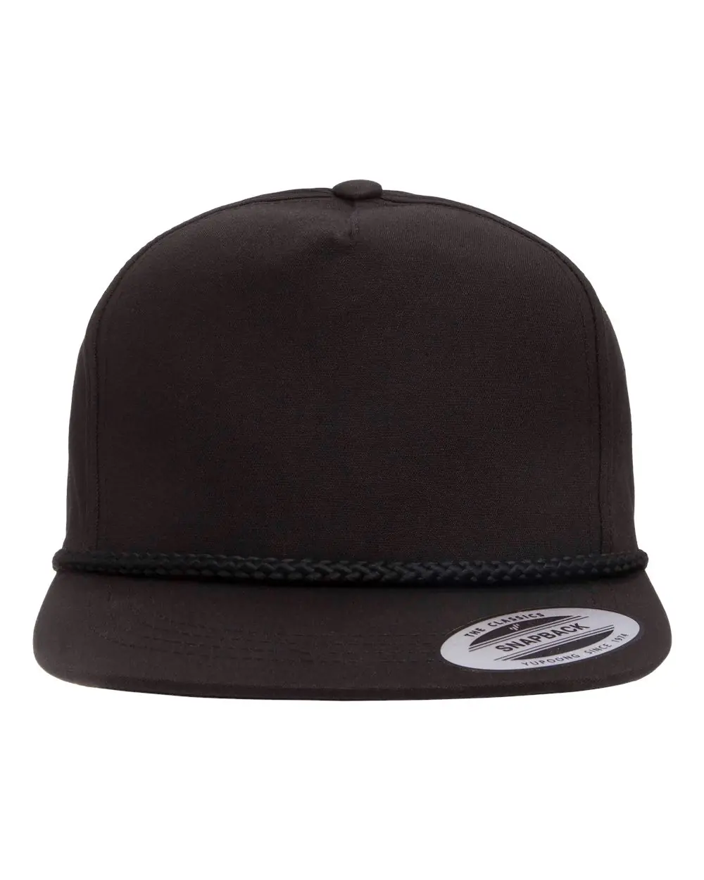 YP Classics Classic Poplin Golf Cap in Black