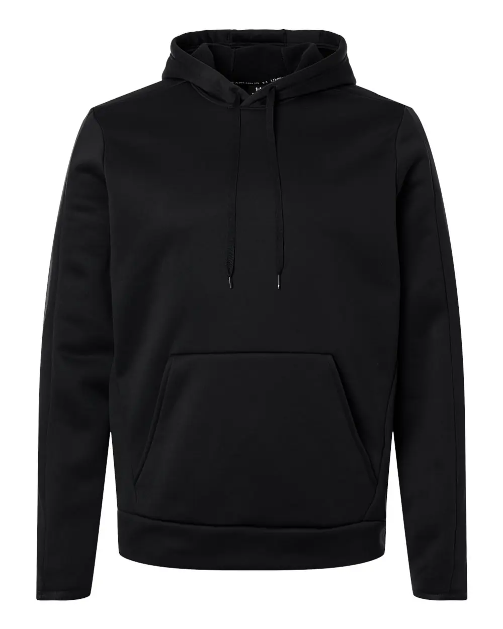 Under Armour Men's Armour Fleece Pro Hooded Sweatshirt in Black/ White
