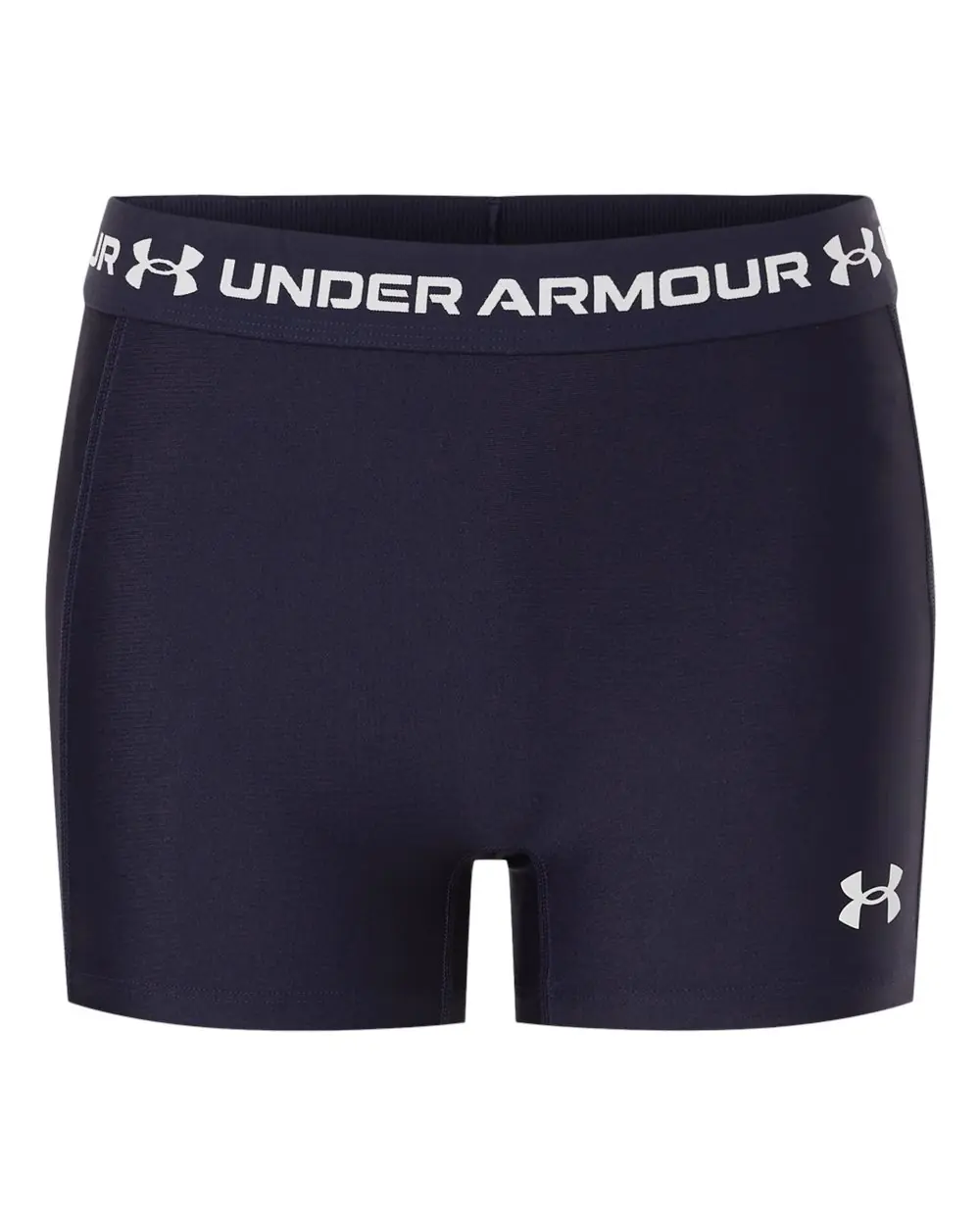 Under Armour Women's HeatGear 3" Shorty in Midnight Navy/ White