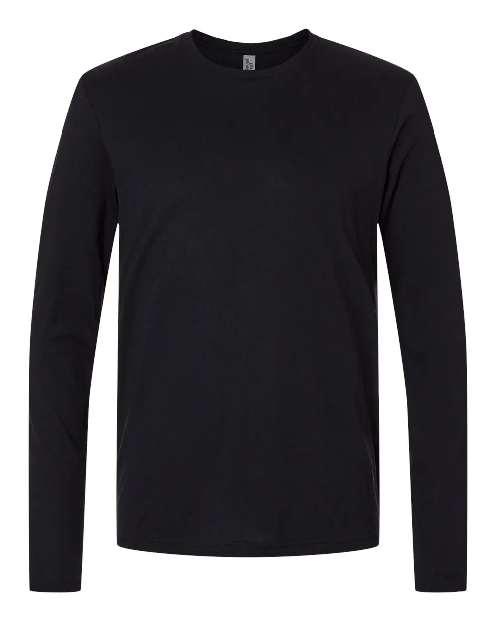 Next Level Apparel Men's Triblend Long Sleeve T-Shirt in Black