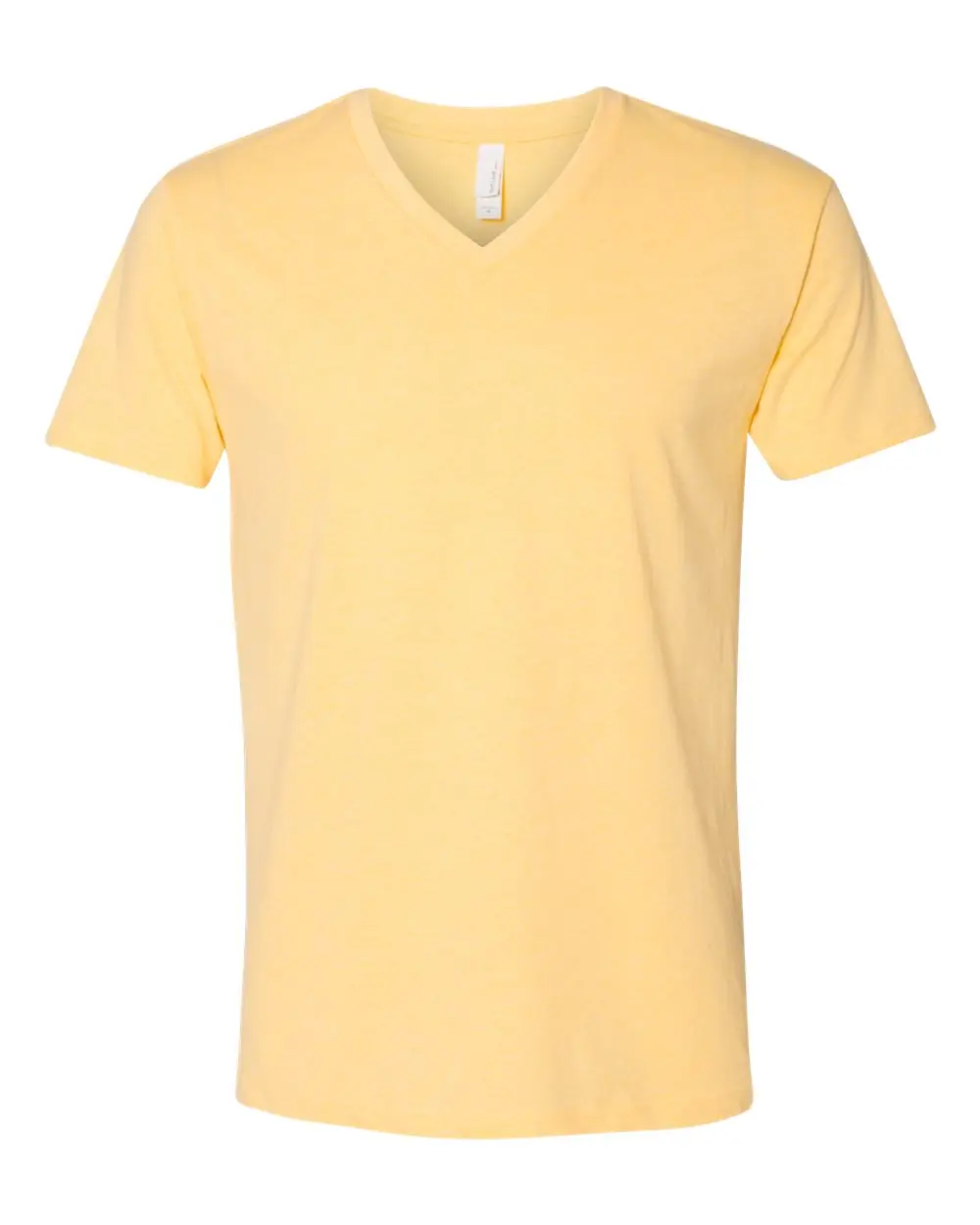 Next Level Apparel Men's CVC V-Neck T-Shirt in Banana Cream