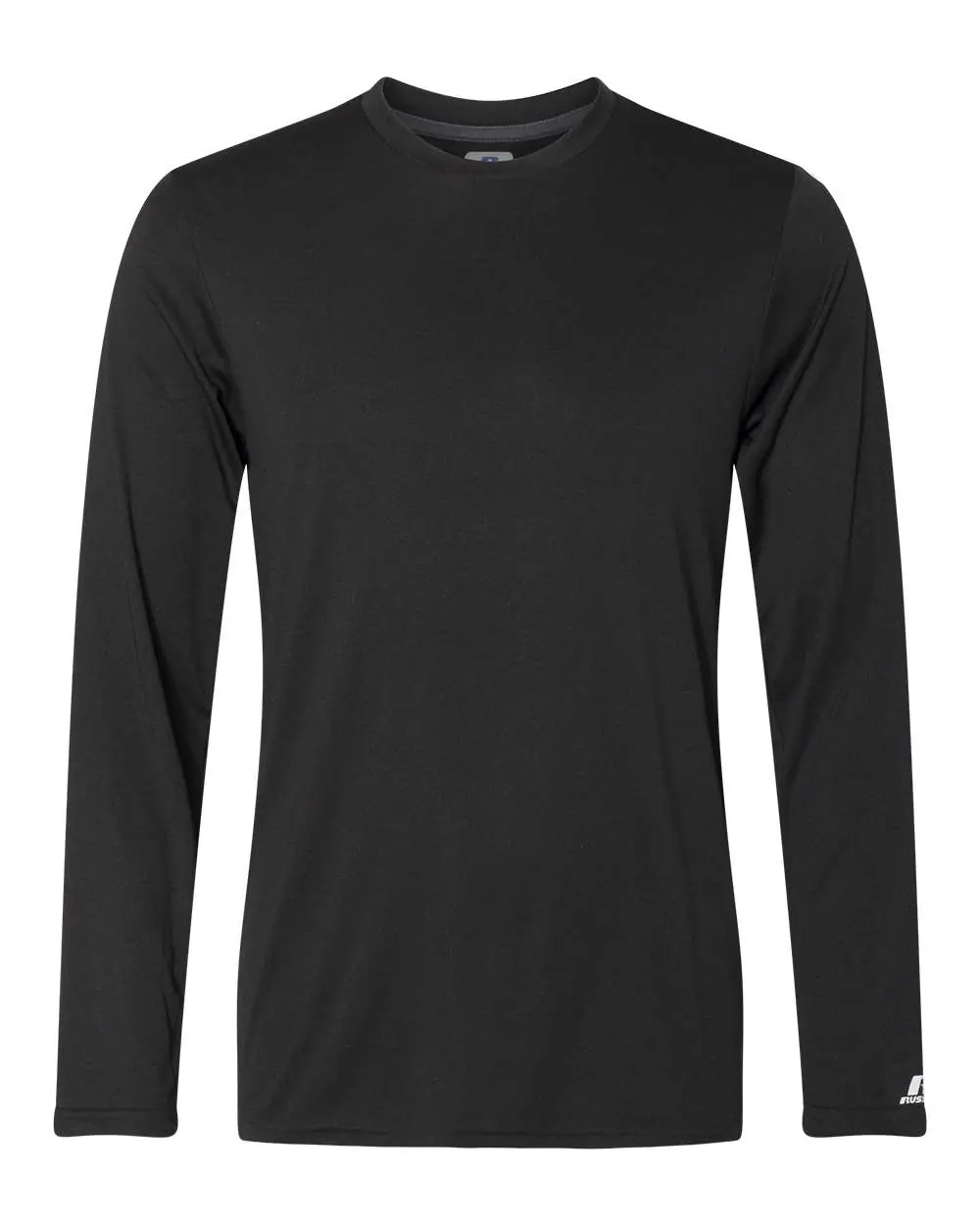 Russell Athletic Unisex Core Performance Long Sleeve T-Shirt in Black