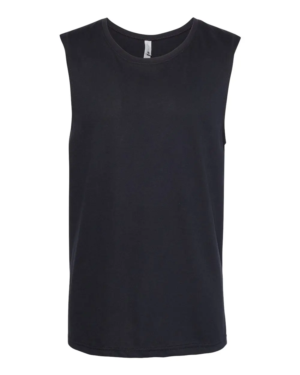 Next Level Apparel Men's Lightweight Cotton/Poly Muscle Tank in Black