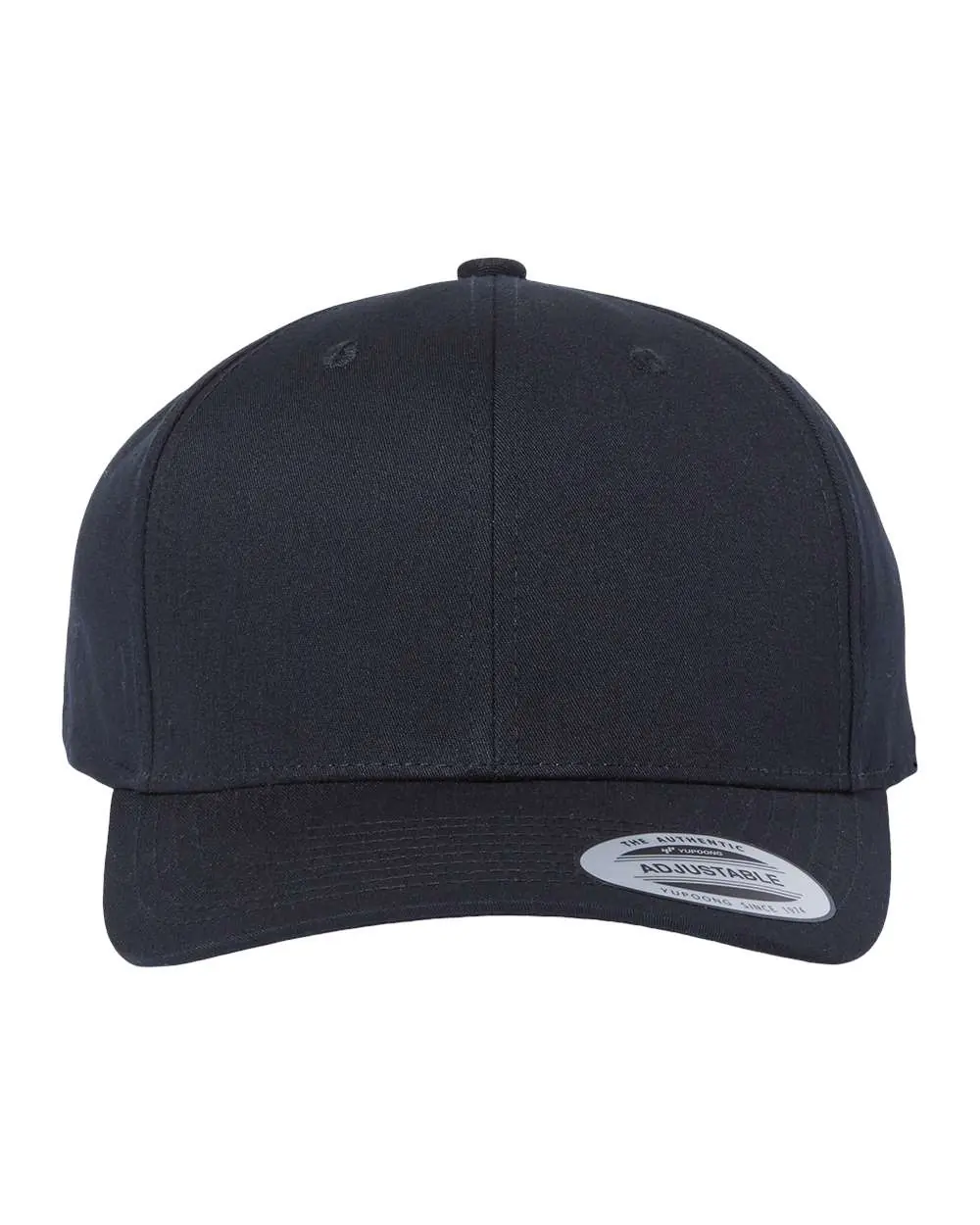 YP Classics CVC Snapback Cap in Black