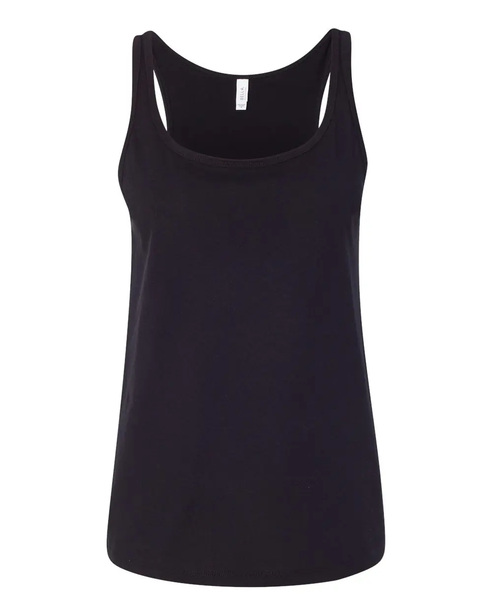 Bella + Canvas Women’s Relaxed Jersey Tank in Black