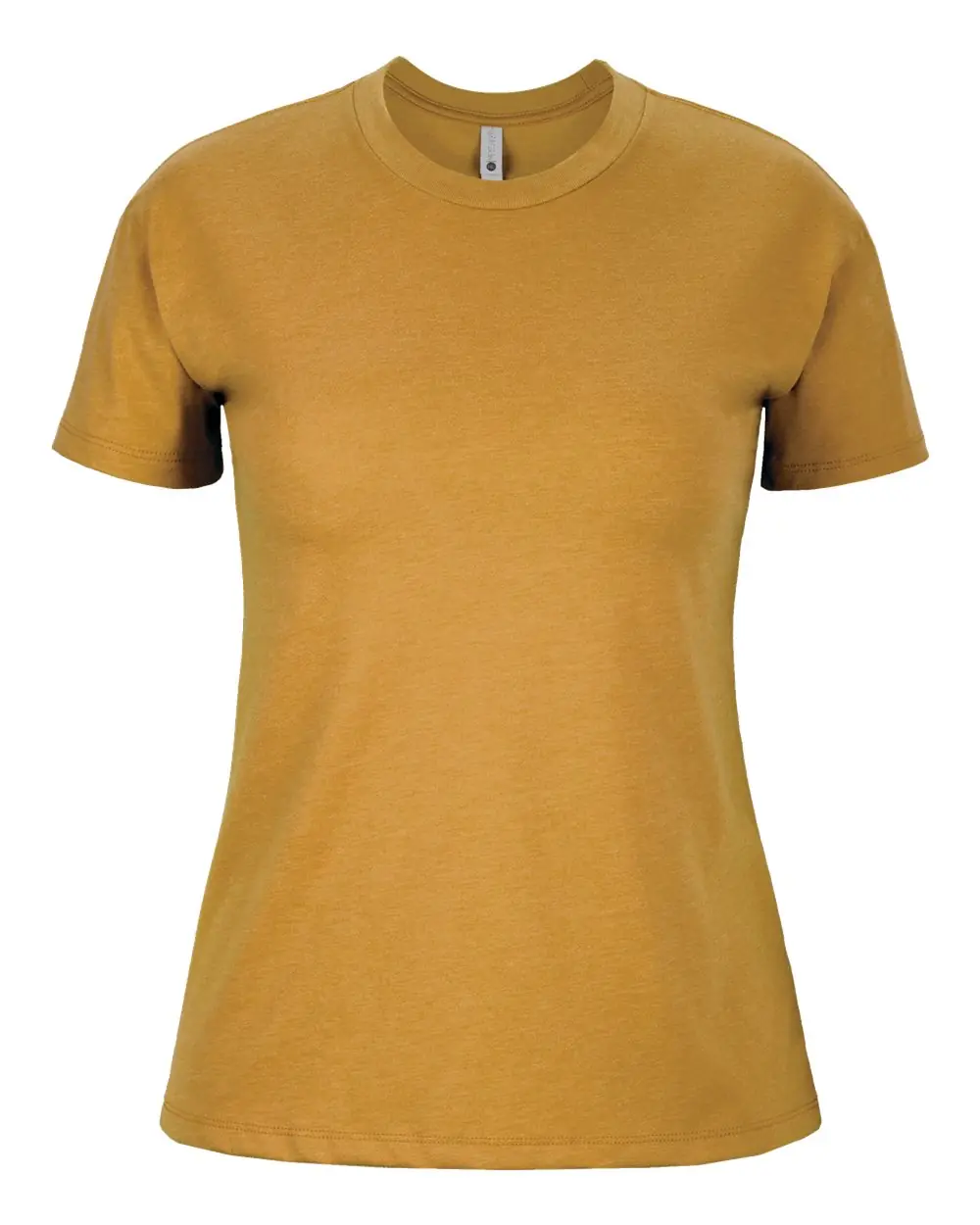 Next Level Apparel Women's CVC Relaxed T-Shirt in Antique Gold