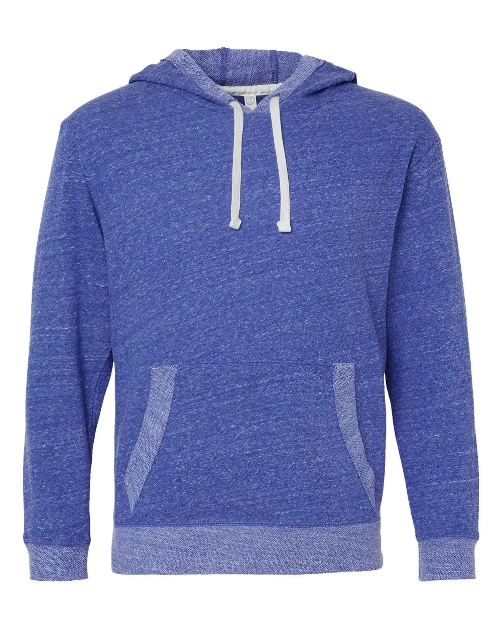 LAT Unisex Harborside Mélange French Terry Hoodie Sweatshirt