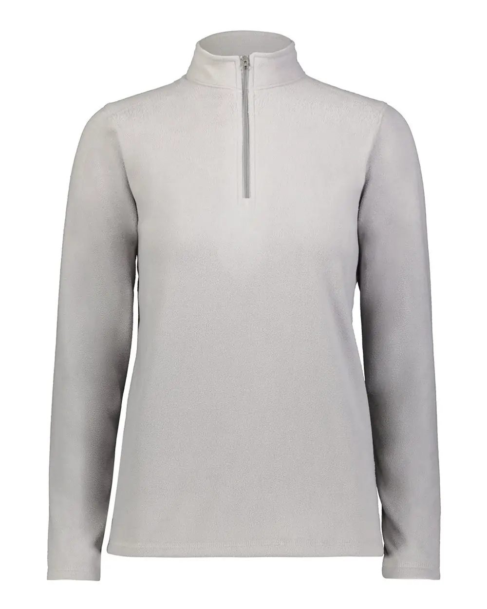 Augusta Sportswear Women's Eco Revive™ Micro-Lite Fleece Quarter-Zip Pullover in Athletic Grey