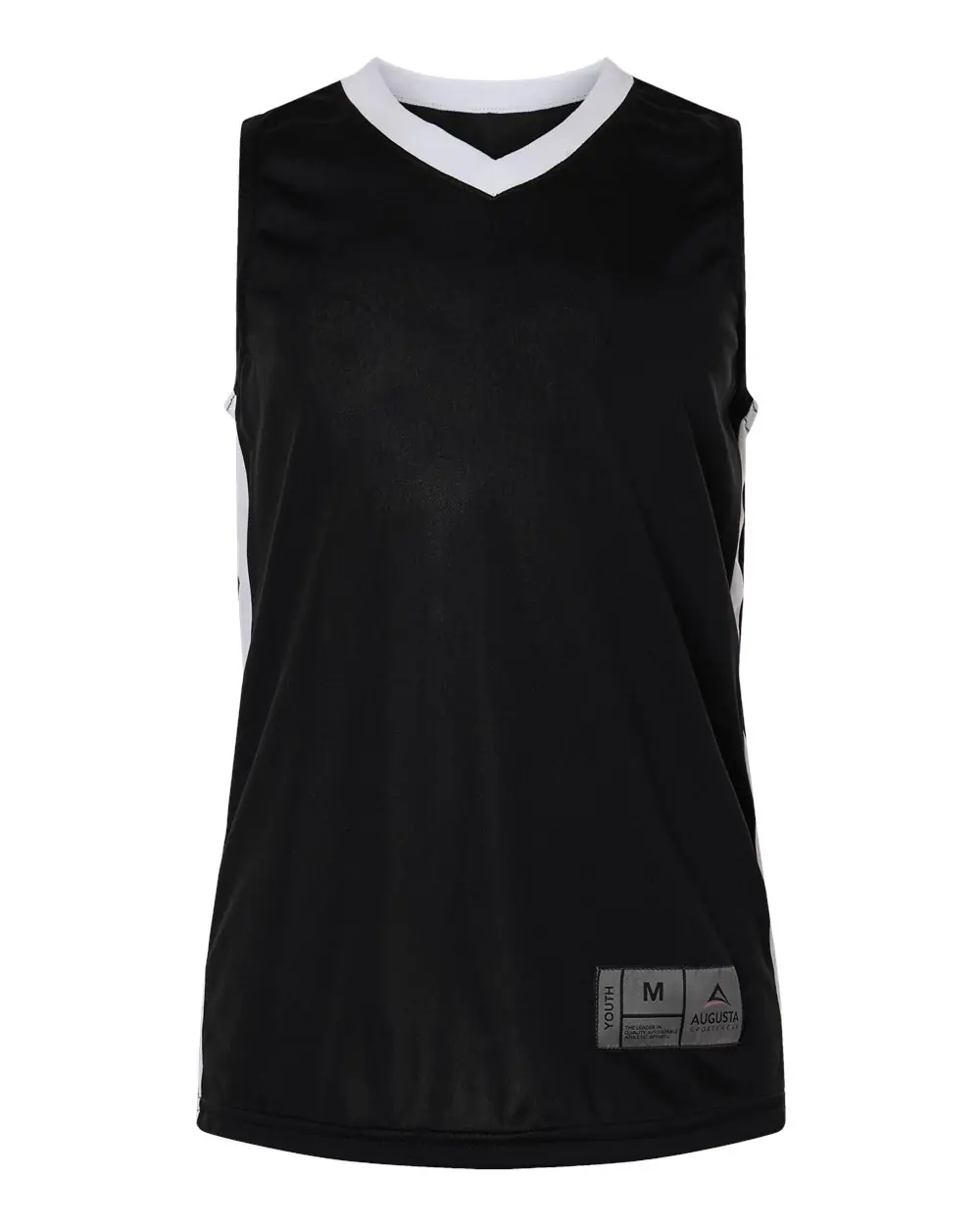 Augusta Sportswear Youth Match-Up Basketball Jersey in Black/ White