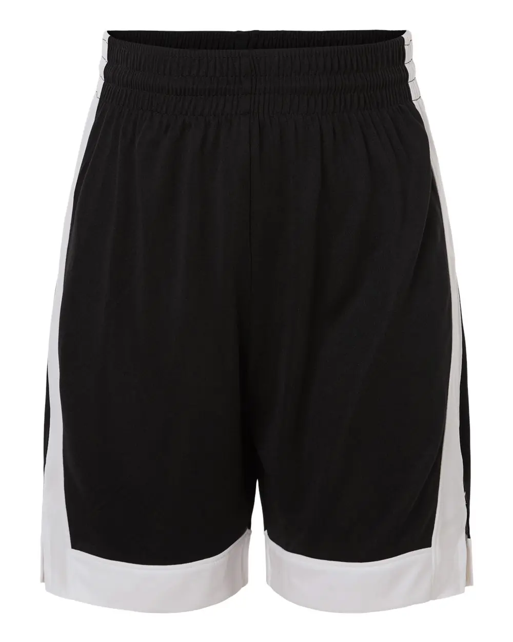 Augusta Sportswear Youth Match-Up Basketball Shorts in Black/ White