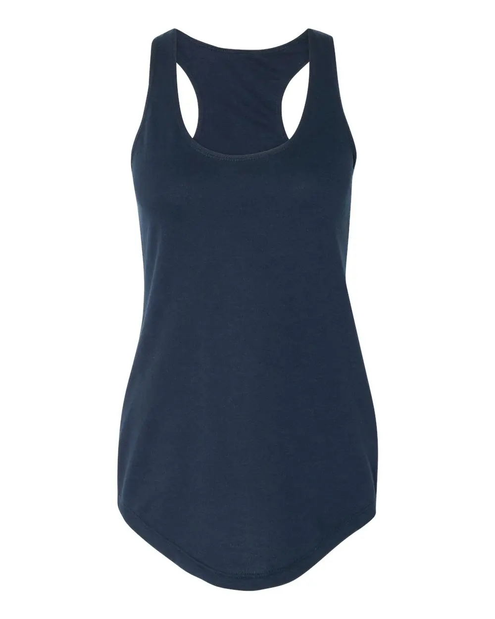 Next Level Apparel Women’s Lightweight French Terry Racerback Tank in Midnight Navy