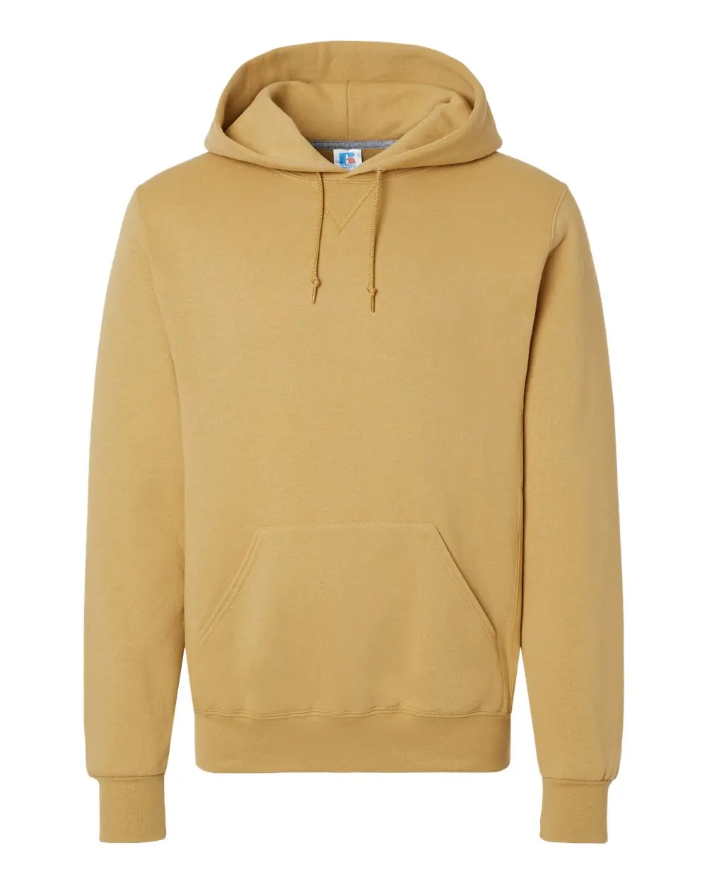Russell Athletic Unisex Dri Power® Hooded Sweatshirt in Almond