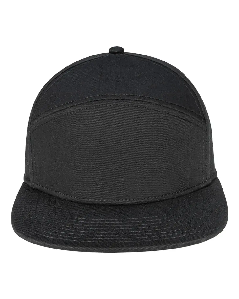 Pukka Tradesman Hybrid Six-Panel Cap in Black