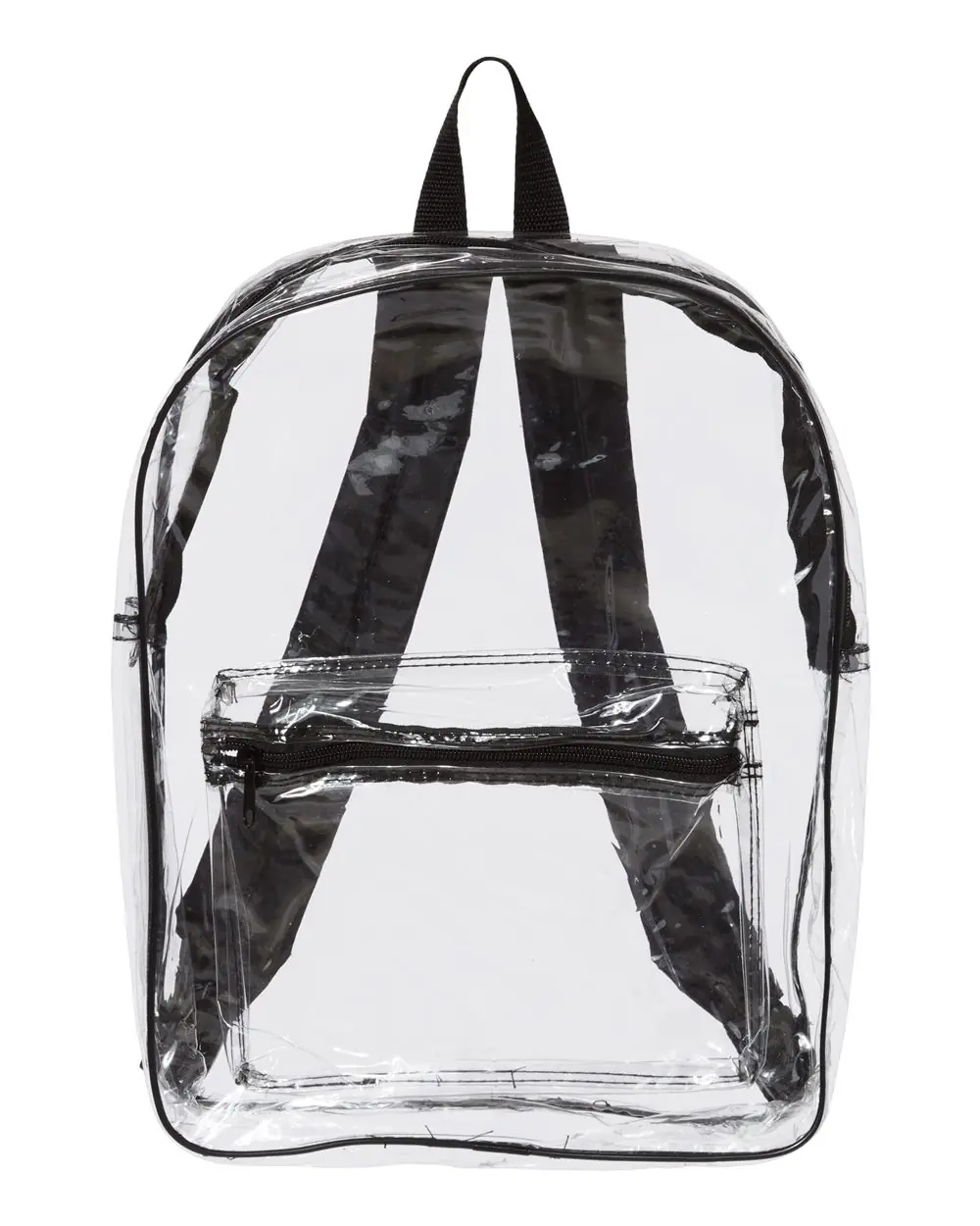 Liberty Bags Clear PVC Backpack in Black