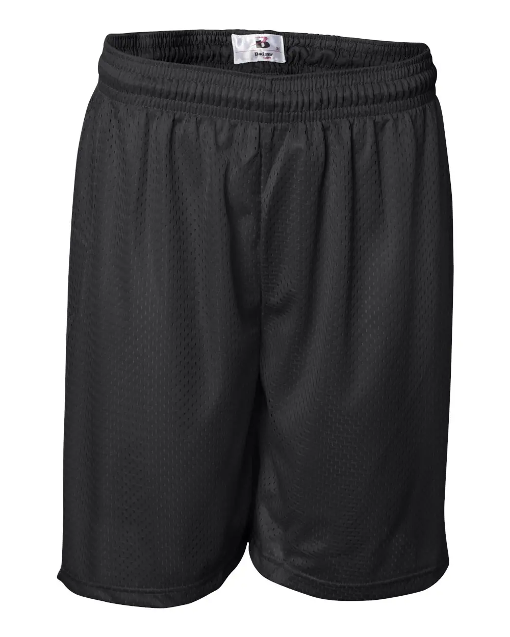 Badger Men's Pro Mesh 7" Shorts in Black