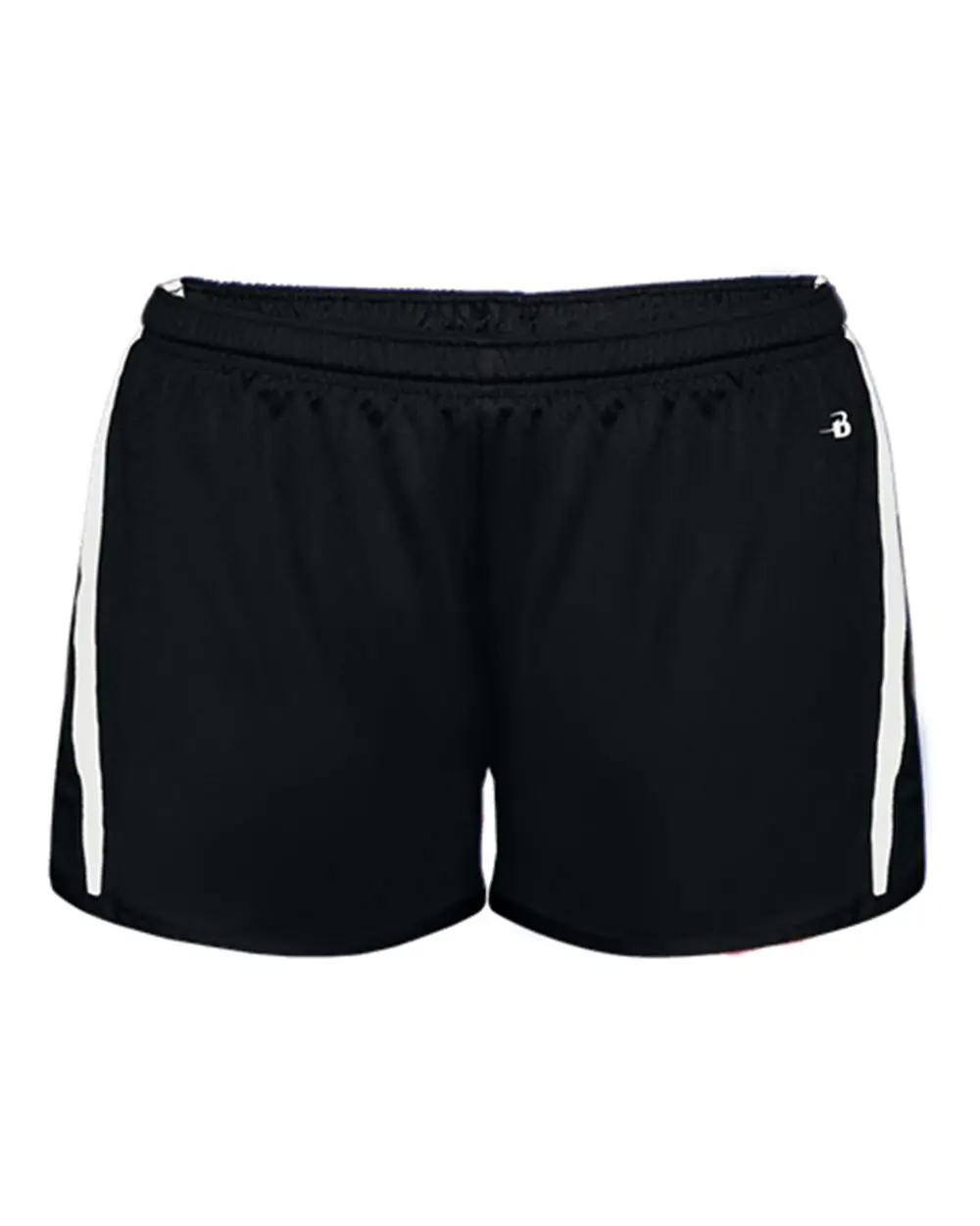 Alleson Athletic Women's Stride Shorts in Black/ White