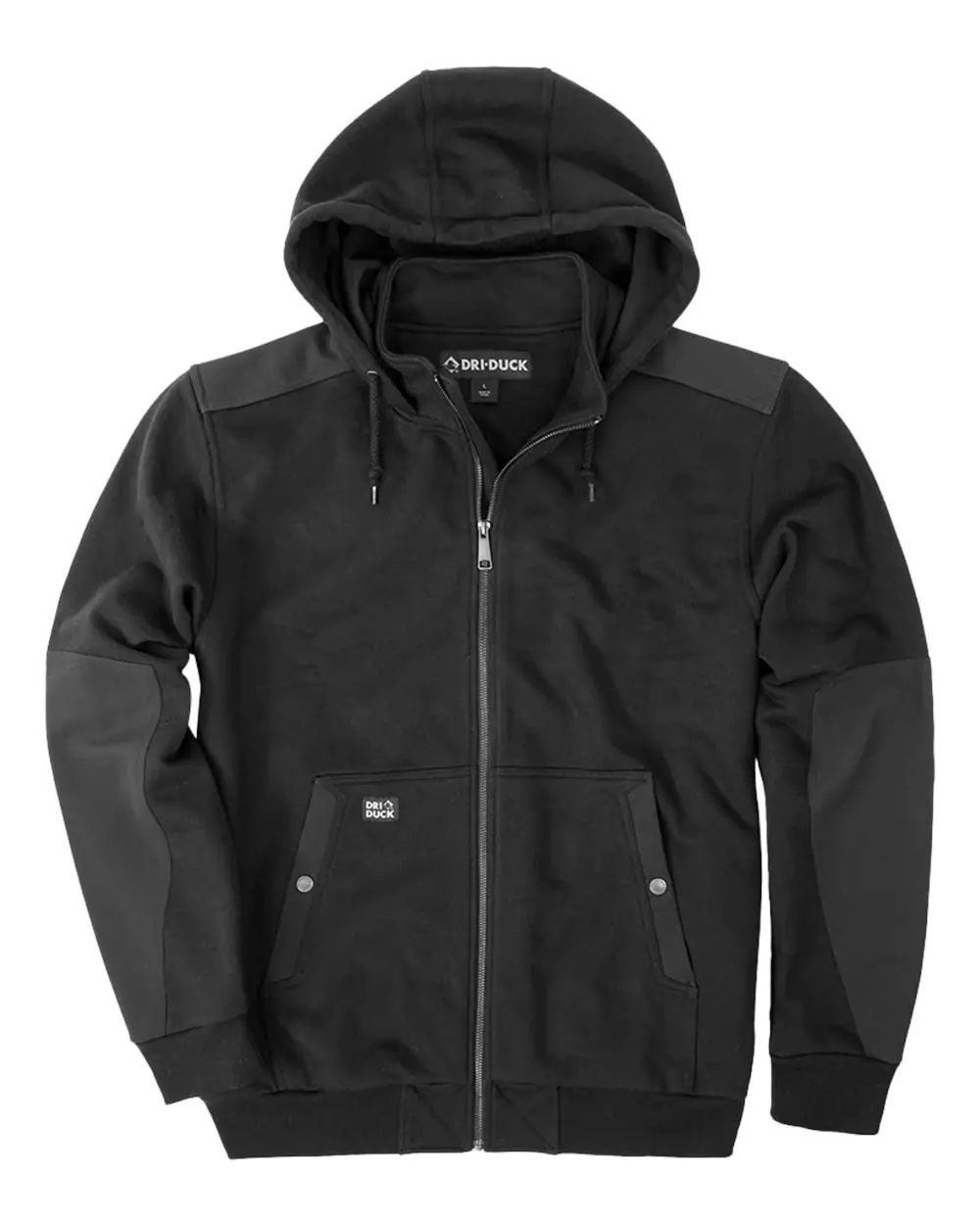 DRI DUCK Men's Mission Fleece Pro Full-Zip Jacket in Black