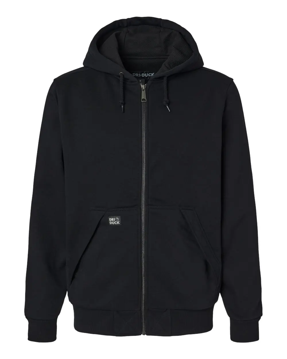 DRI DUCK Men's Mission Full-Zip Hooded Jacket in Black