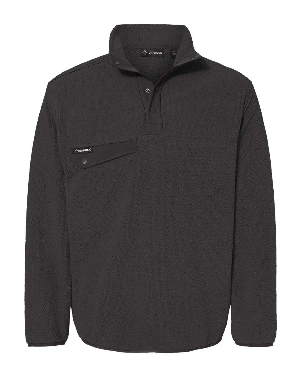 DRI DUCK Men's Brooks Sherpa Mountain Fleece in Charcoal