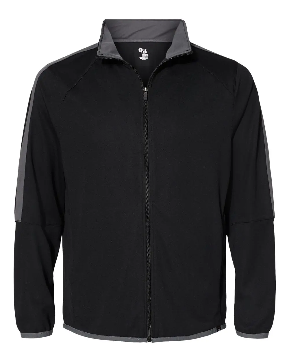 Badger Men's Blitz Outer-Core Jacket in Black/ Graphite