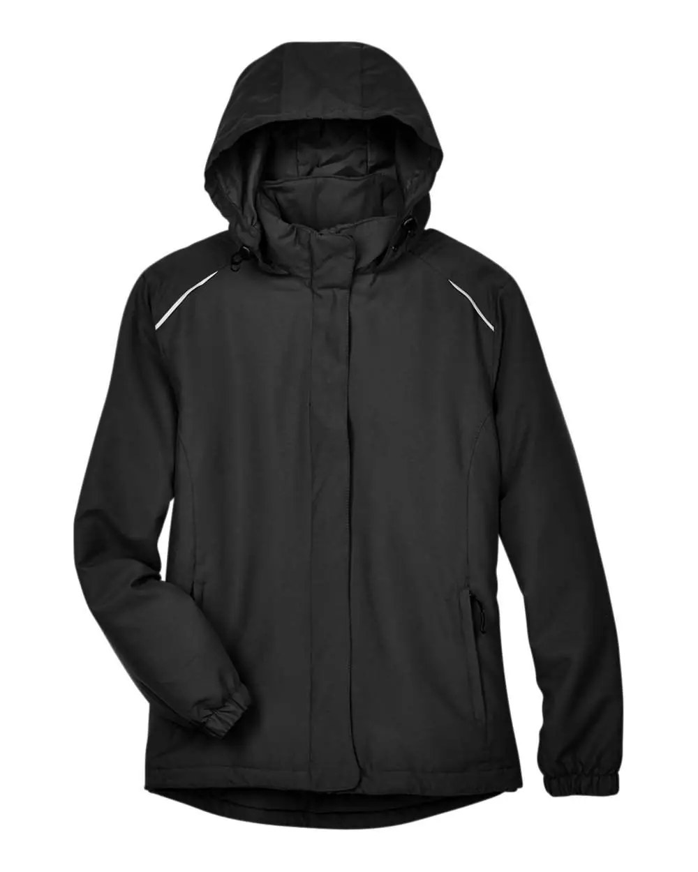 CORE365 Women's Brisk Insulated Jacket in Black