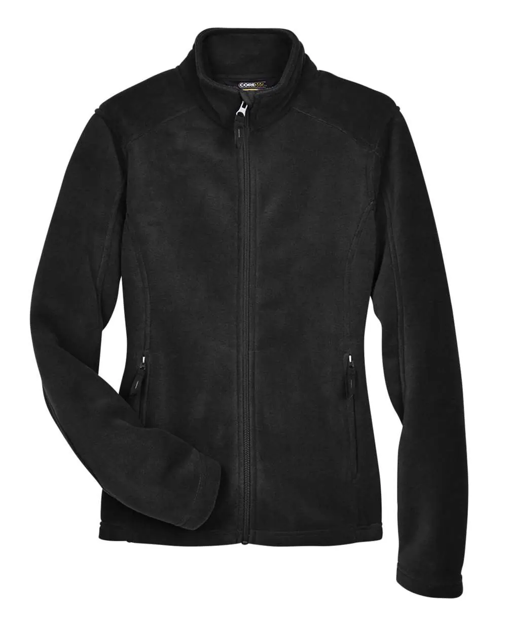 CORE365 Women's Journey Fleece Jacket in Black