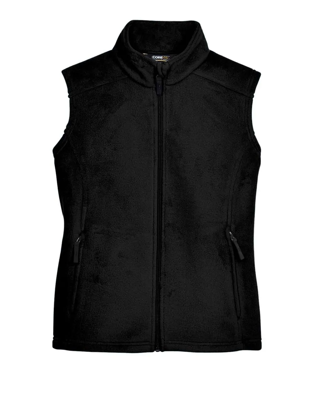 CORE365 Women's Journey Fleece Vest in Black