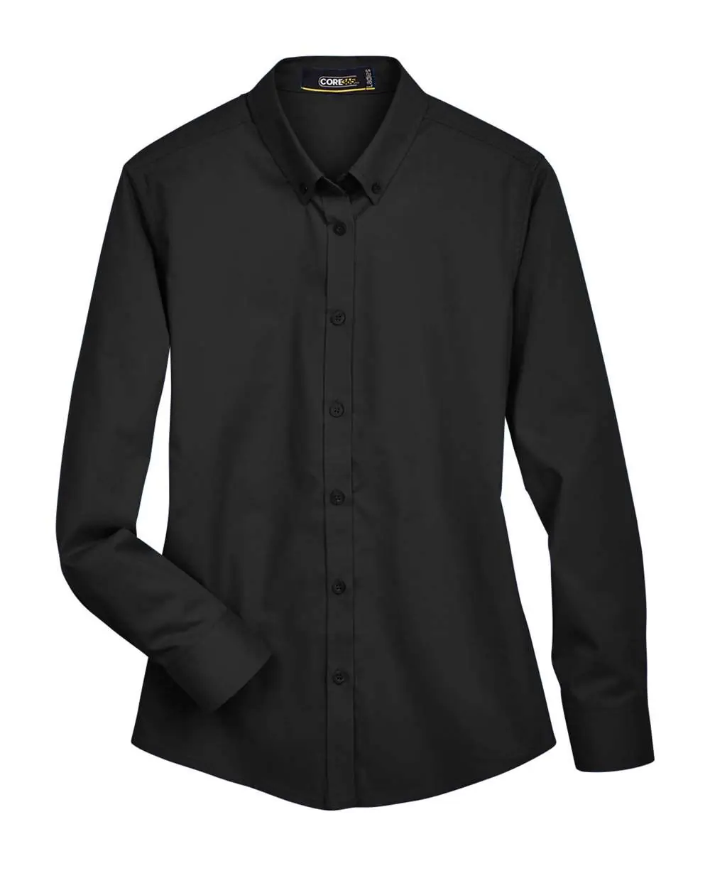CORE365 Women's Operate Twill Shirt in Black