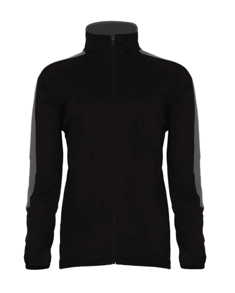 Badger Women's Blitz Outer-Core Jacket in Black/ Graphite