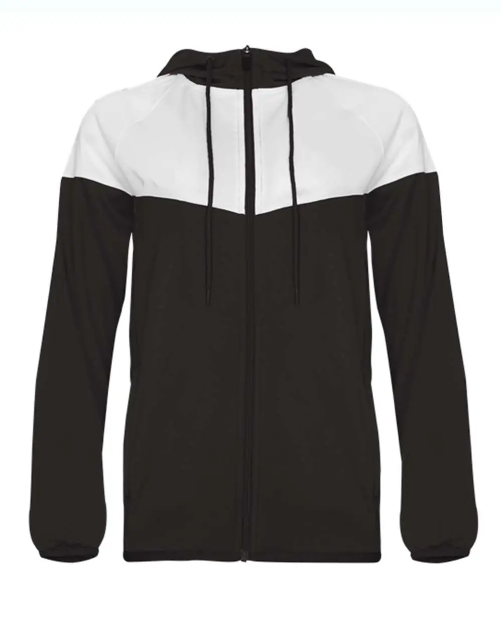 Badger Women's Sprint Outer-Core Jacket in Black/ White