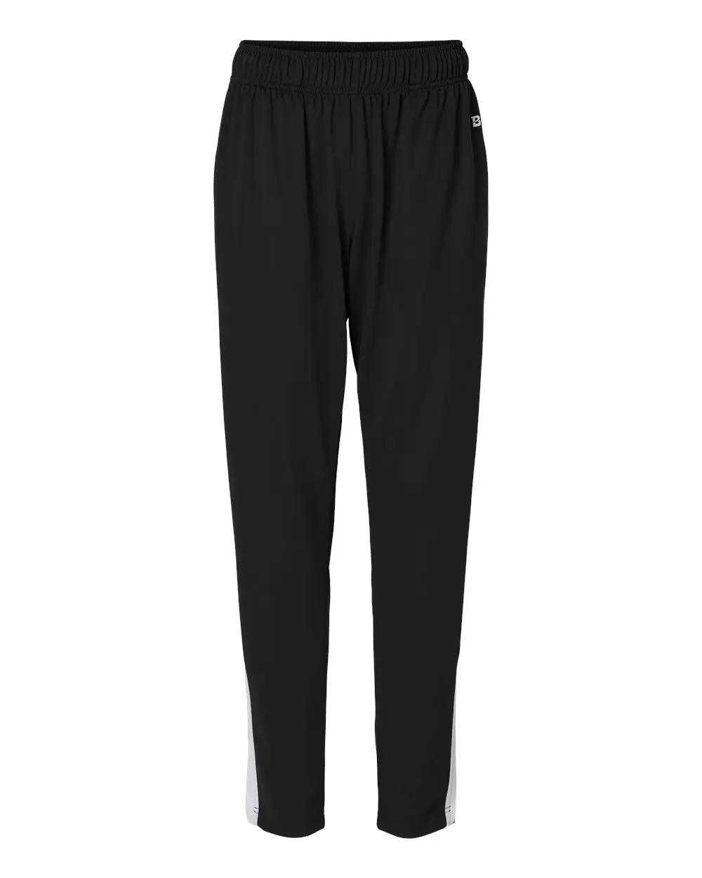 Badger Women's On The Rise Outercore Warm-Up Pants in Black/ White
