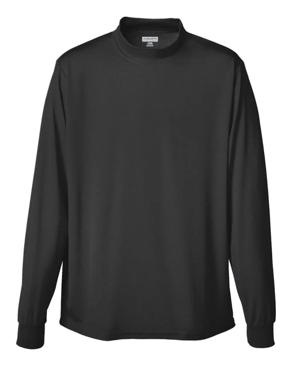 Augusta Sportswear Unisex Wicking Mock Turtleneck in Black