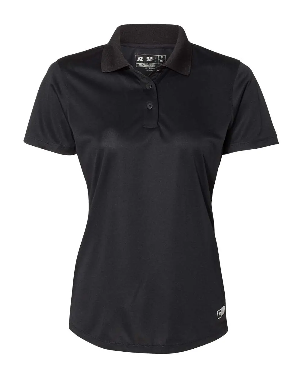 Russell Athletic Women's Essential Polo in Black