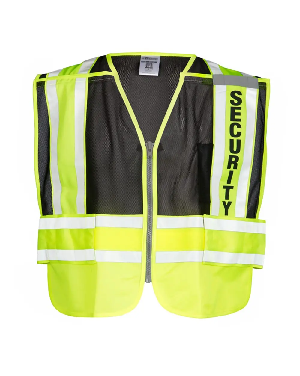 Kishigo Unisex Security Vest in Lime/ Black
