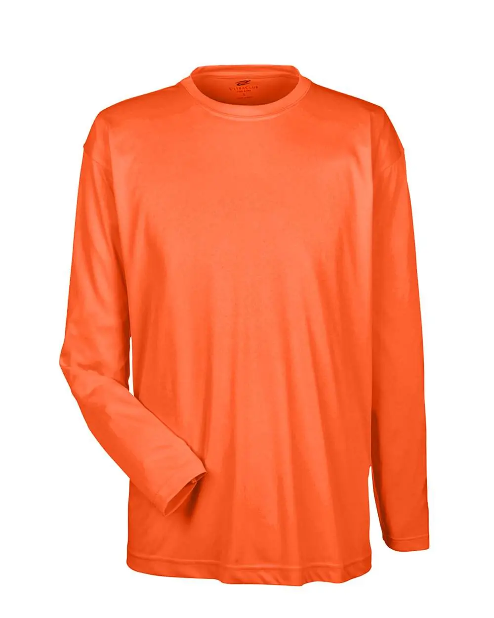 UltraClub Men's Cool & Dry Sport Long Sleeve Performance Interlock T-Shirt