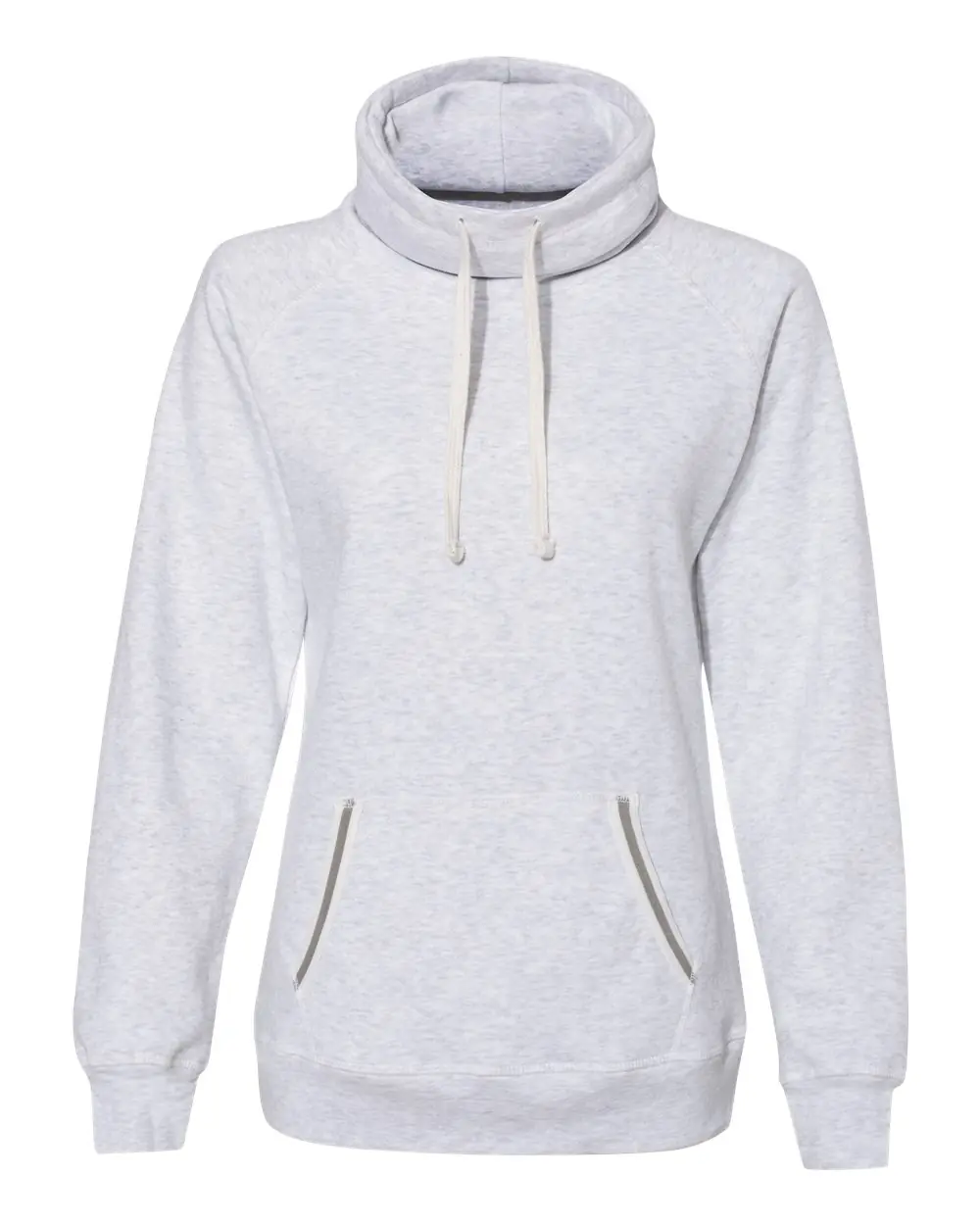 J. America Women’s Relay Cowl Neck Sweatshirt in Ash