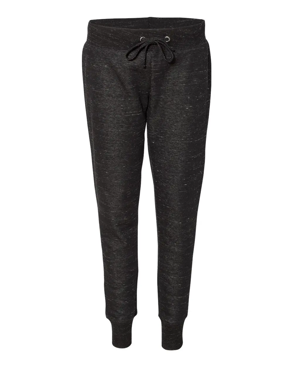 J. America Women’s Mélange Fleece Joggers in Black