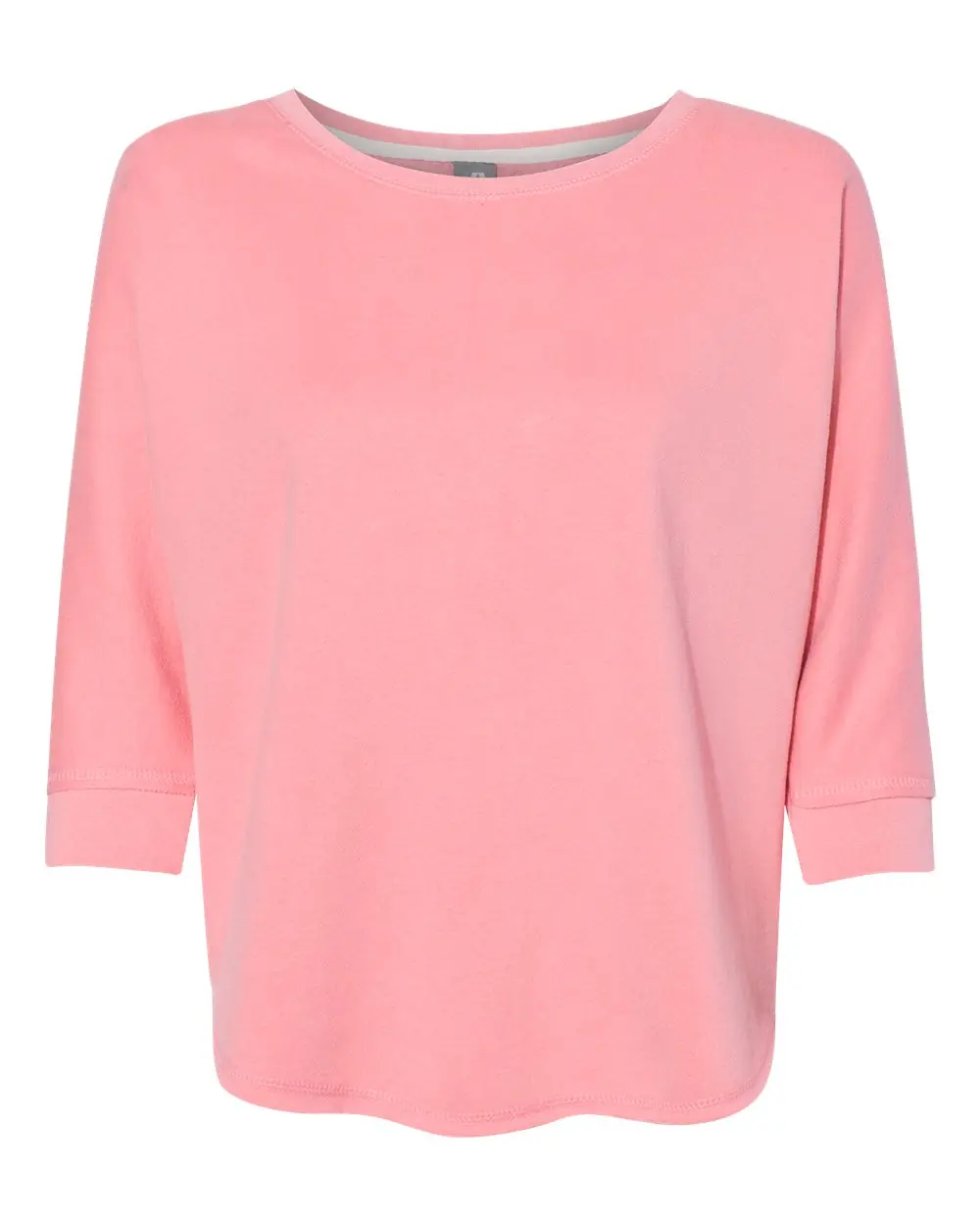 J. America Women's Lounge Fleece Dolman Crewneck Sweatshirt in Blossom