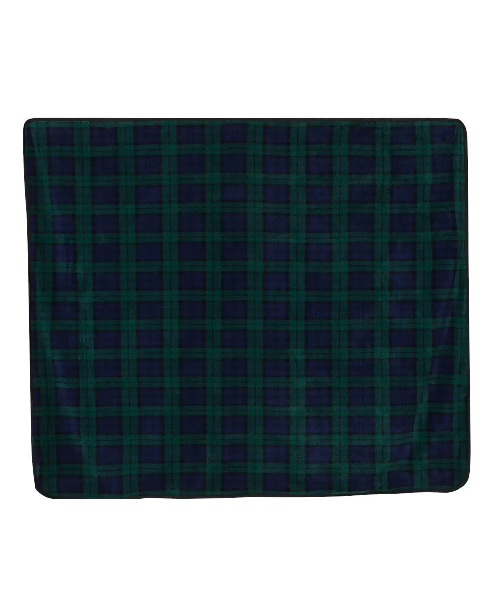 Alpine Fleece Polyester/Nylon Patterned Picnic Blanket in Blackwatch