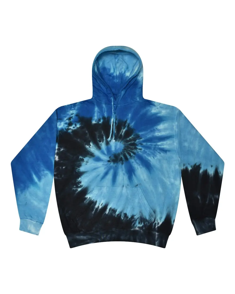 Colortone Unisex Tie-Dyed Hooded Sweatshirt in Blue Ocean