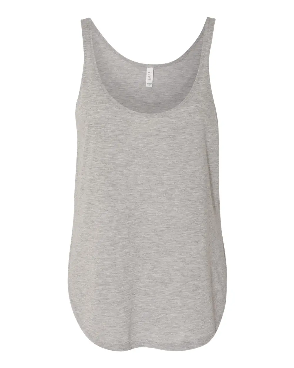 Bella + Canvas Women's Flowy Tank with Side Slit in Athletic Heather