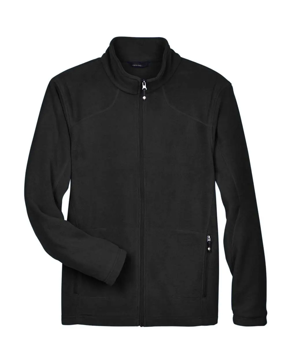 North End Men's Voyage Fleece Jacket in Black