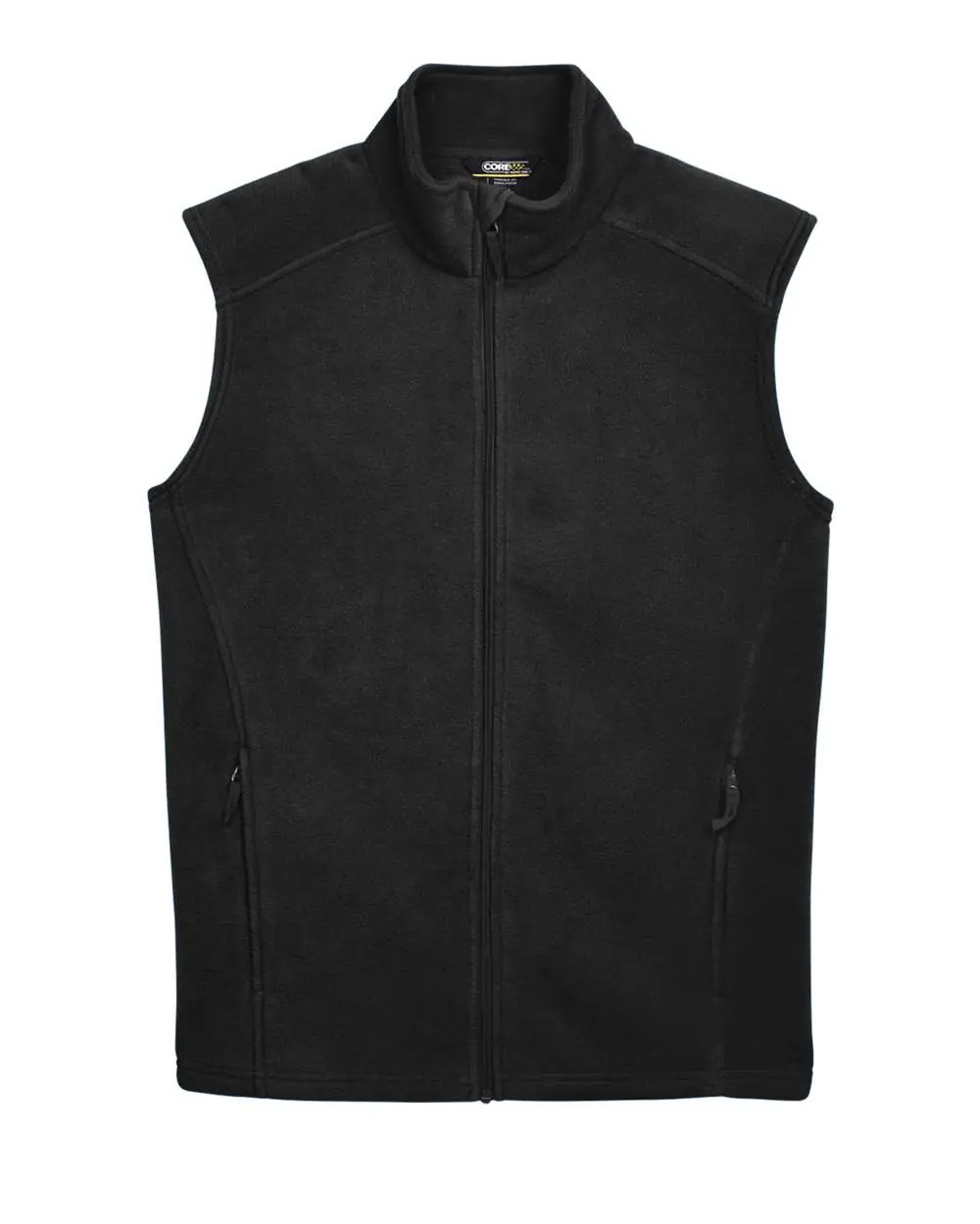 CORE365 Men's Journey Fleece Vest in Black