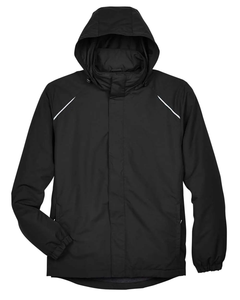 CORE365 Men's Profile Fleece-Lined All-Season Jacket in Black